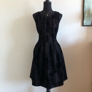Calvin Klein Black Velvet Mini Dress